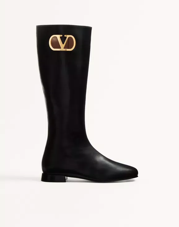 Valentino Vlogo Signature Kidskin Boot 20Mm - Image 1